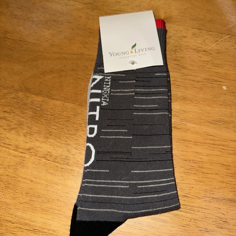Young Living EO Socks NWT If You Can Read This Bring Me Ningxia Nitro Unisex